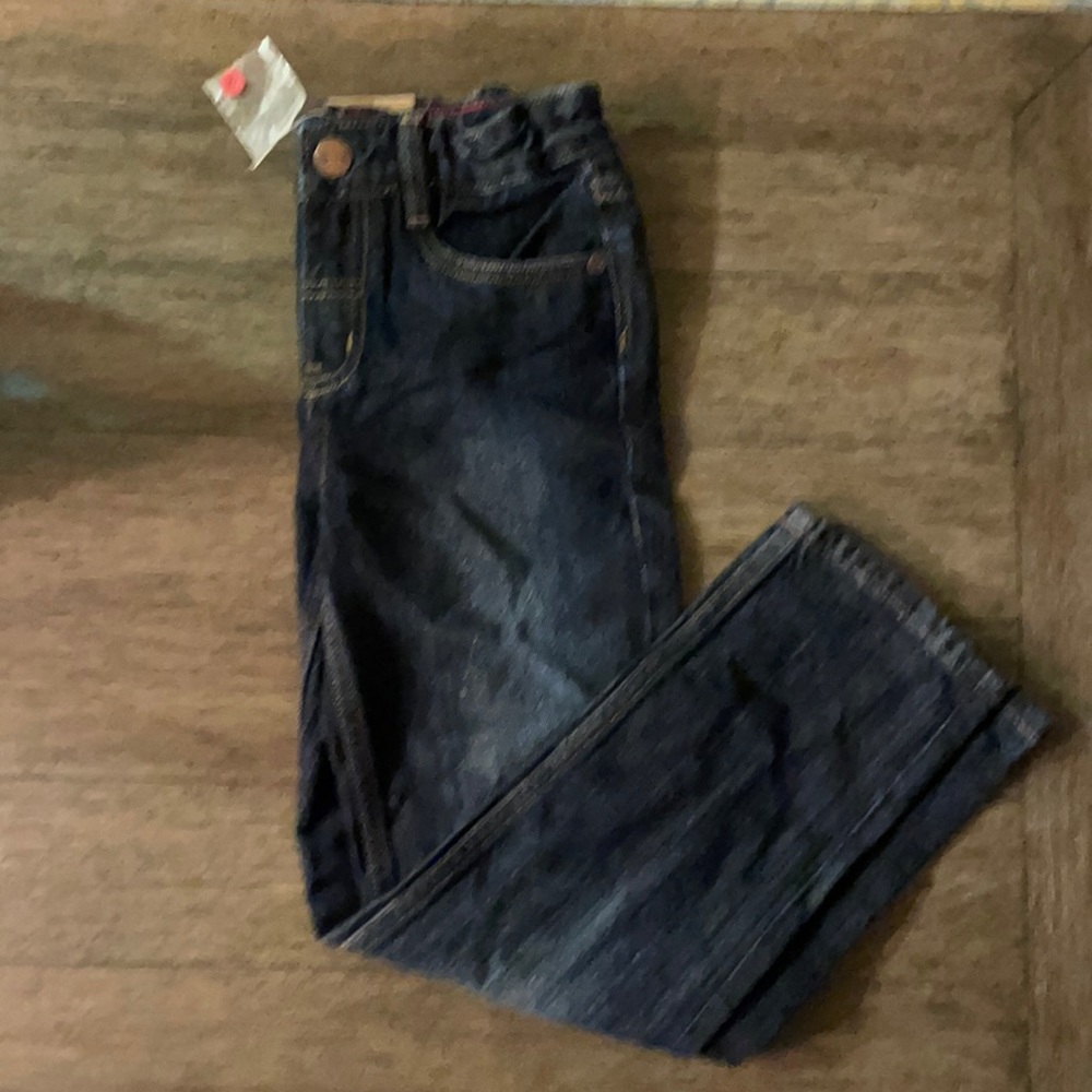 Hanna Andersson Boys Straight Medium Rise jeans size 120